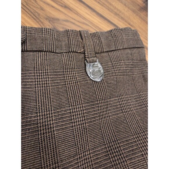 Equilibre Full Seat Riding Breeches Plaid Suede Patch IT 46 US 30 Equestrian - Picture 4 of 13